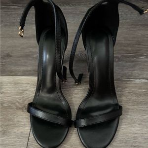 Shein single strap black heel